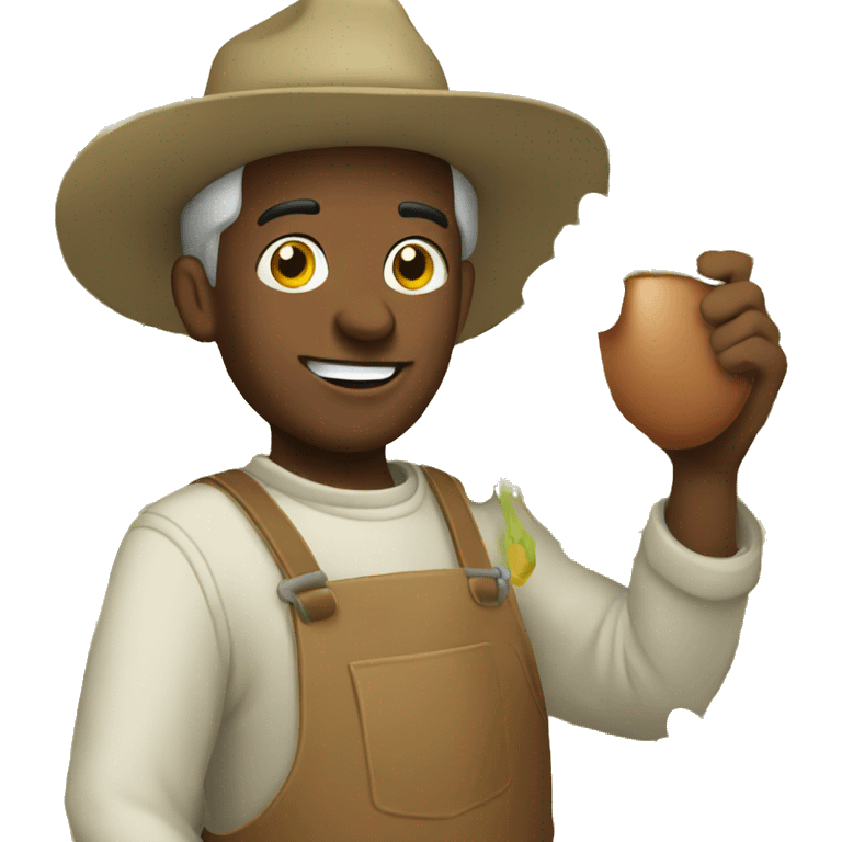 Bean picker emoji