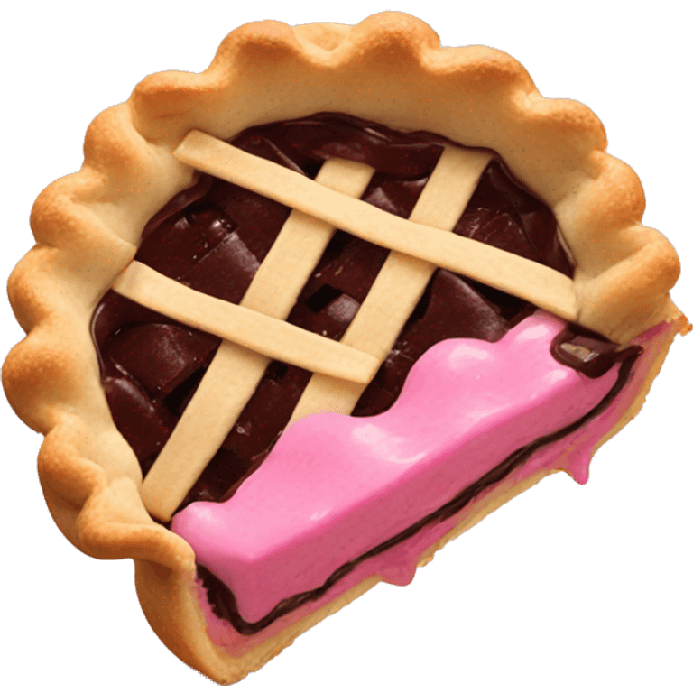 pie with pink filling emoji