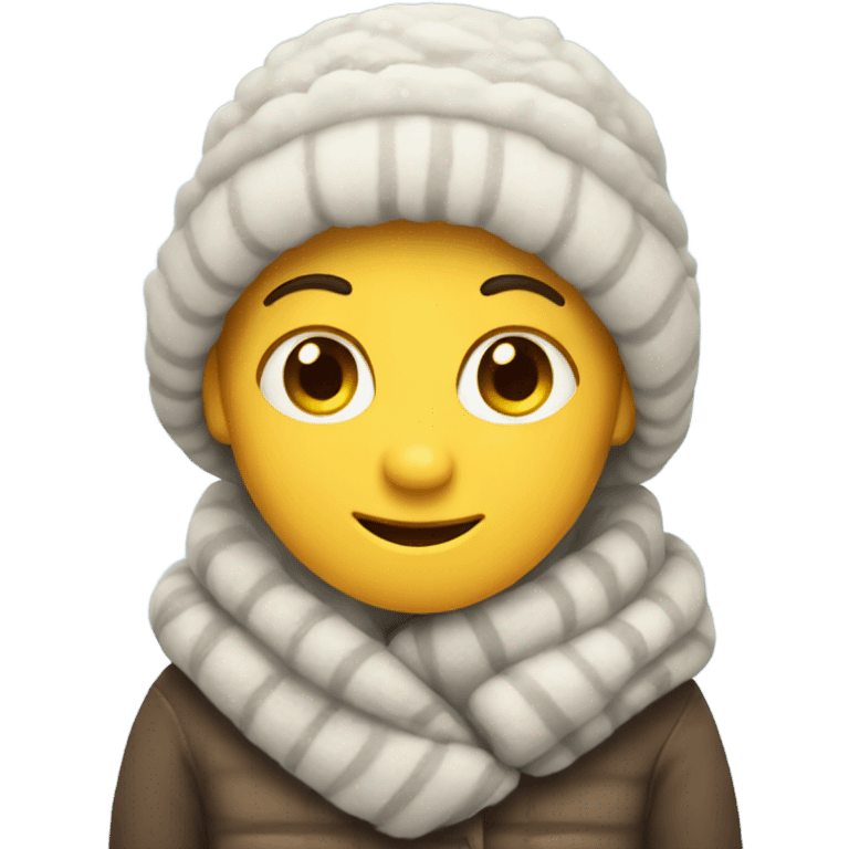 Cozy cute  winter emoji  emoji