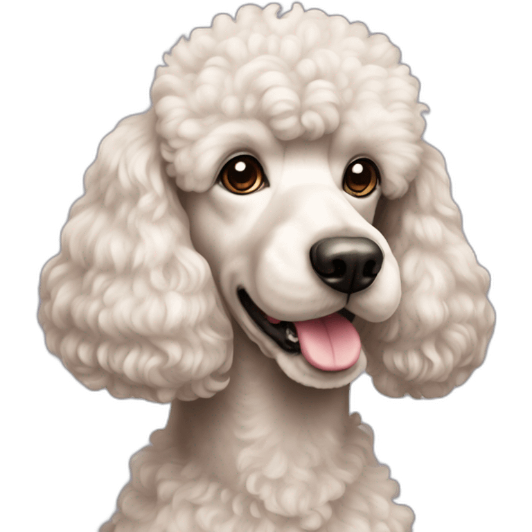 Poodle dog like emoji