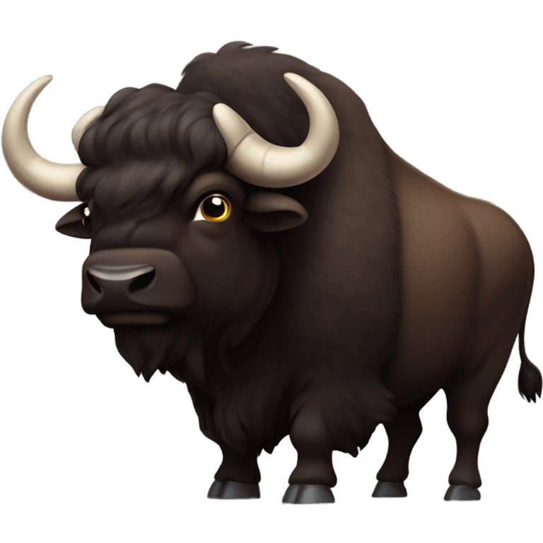 A buffalo  emoji