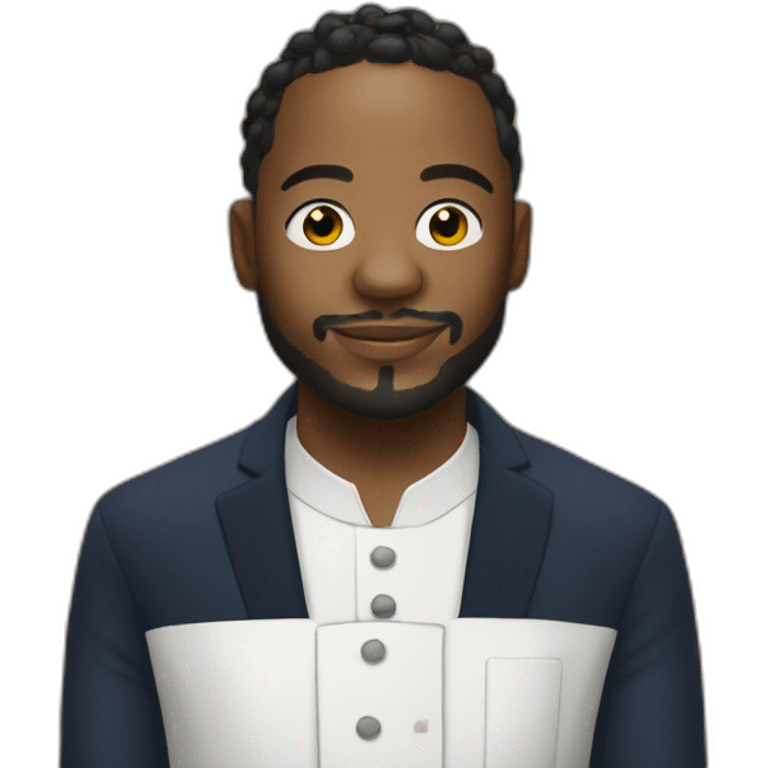 Kendrick Lamar working as a sommelier  emoji