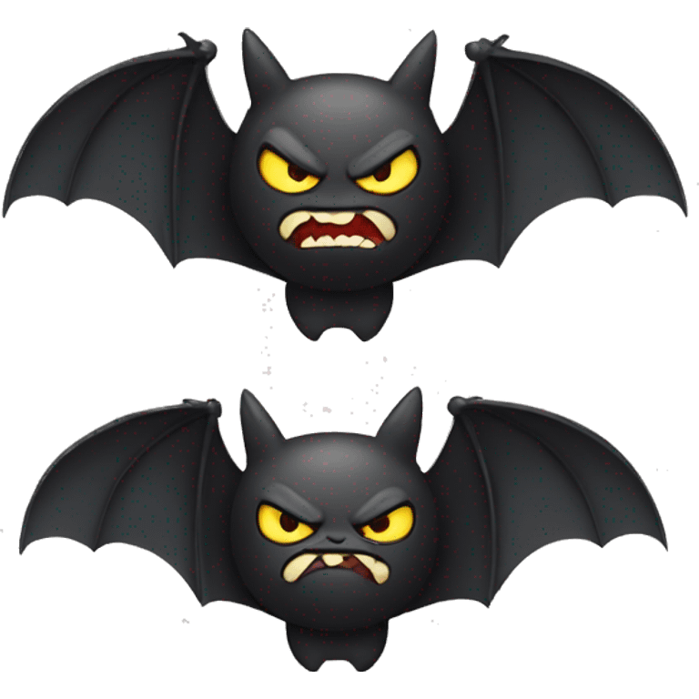 angry bat emoji