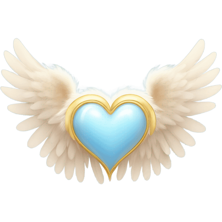 heart with angel wings emoji