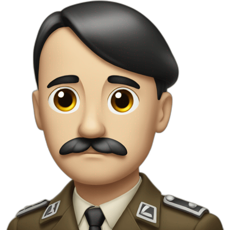 hitler gazing himself emoji