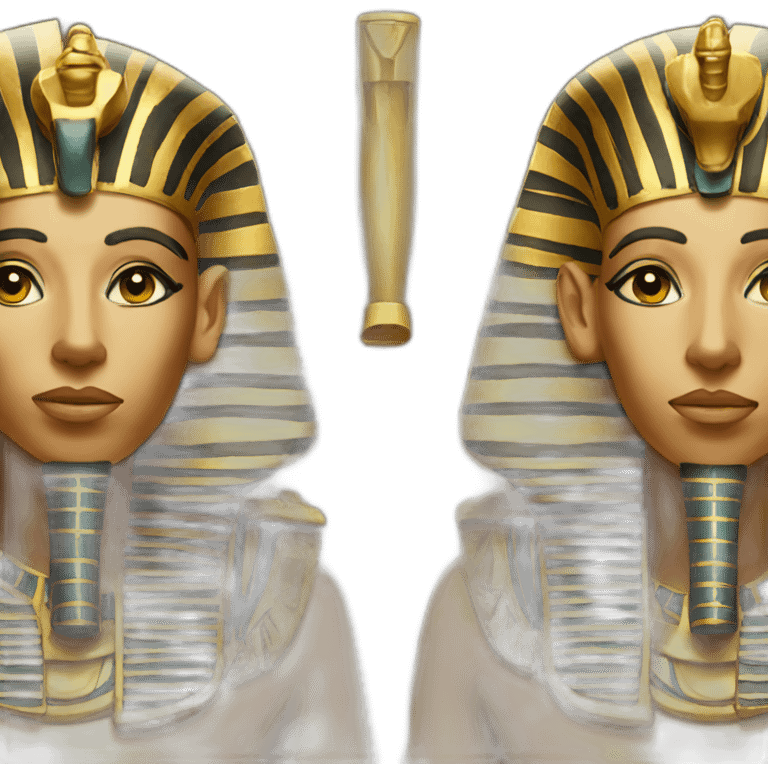 Egyptian pharaoh emoji