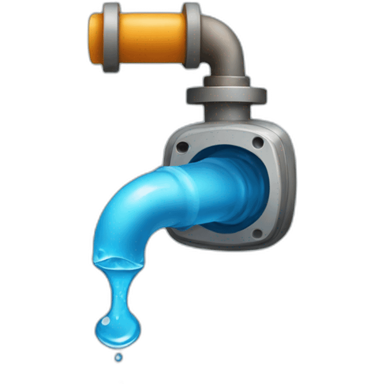 Pipes drip water leak emoji