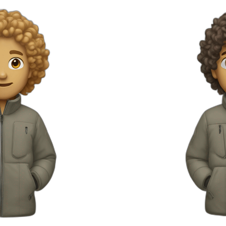 arcteryx jacket curly hair white guy emoji