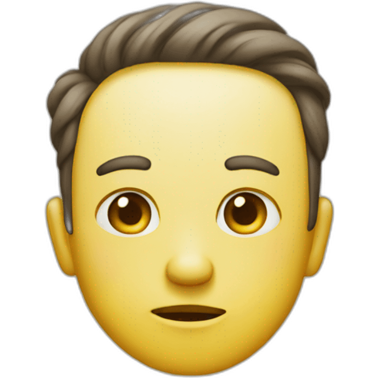 standard yellow emoji with side eye emoji