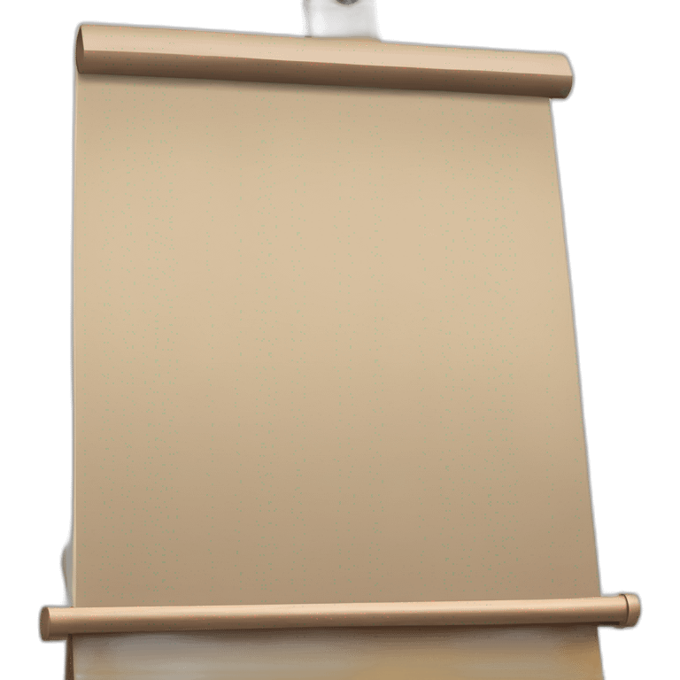 marker board Flipchart without face emoji