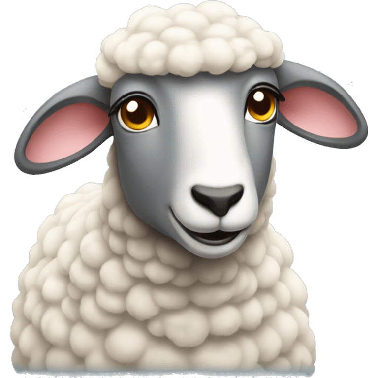 Female sheep emoji