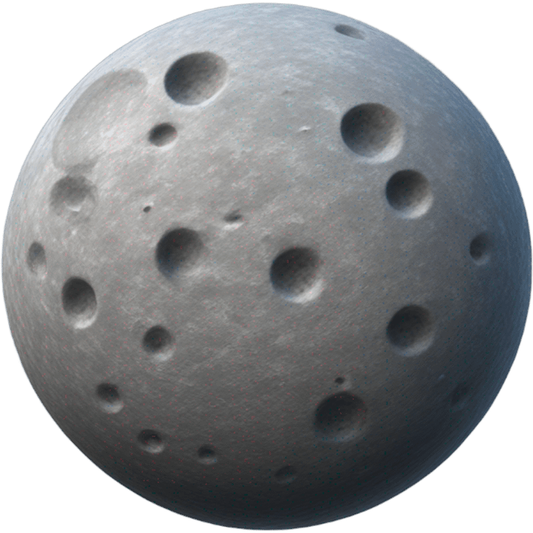 Gray planet emoji