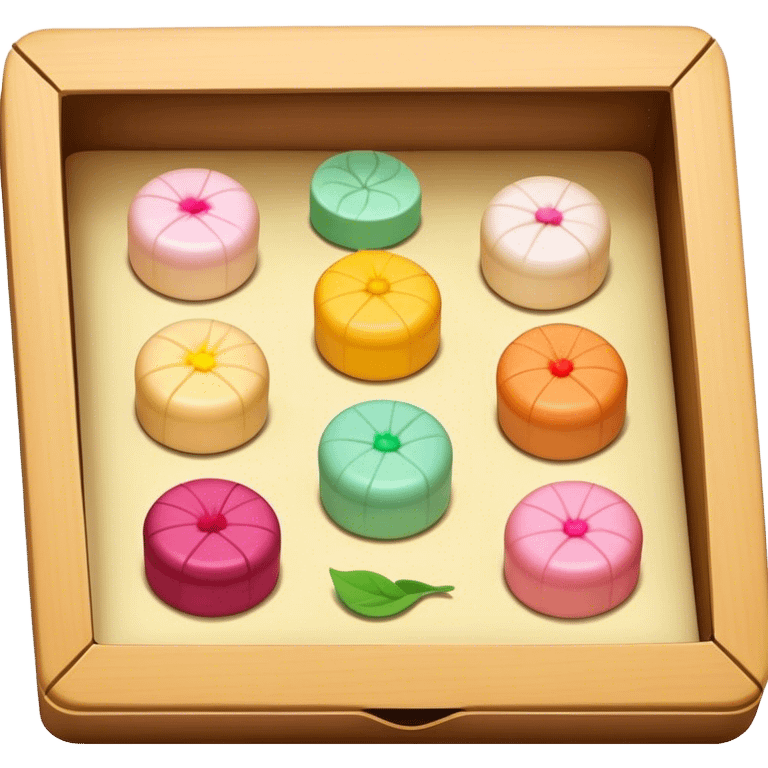 Box of wagashi emoji