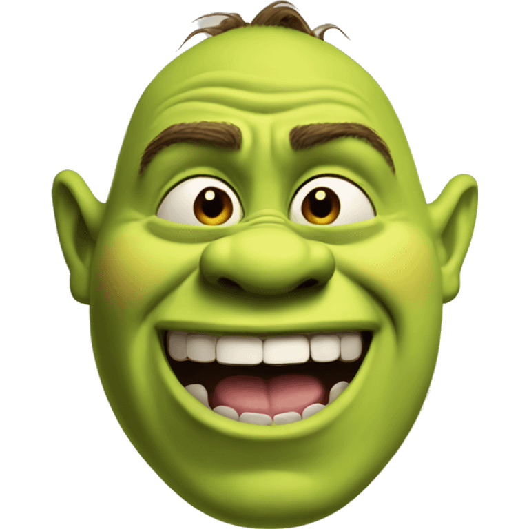 Shrek Mewing emoji