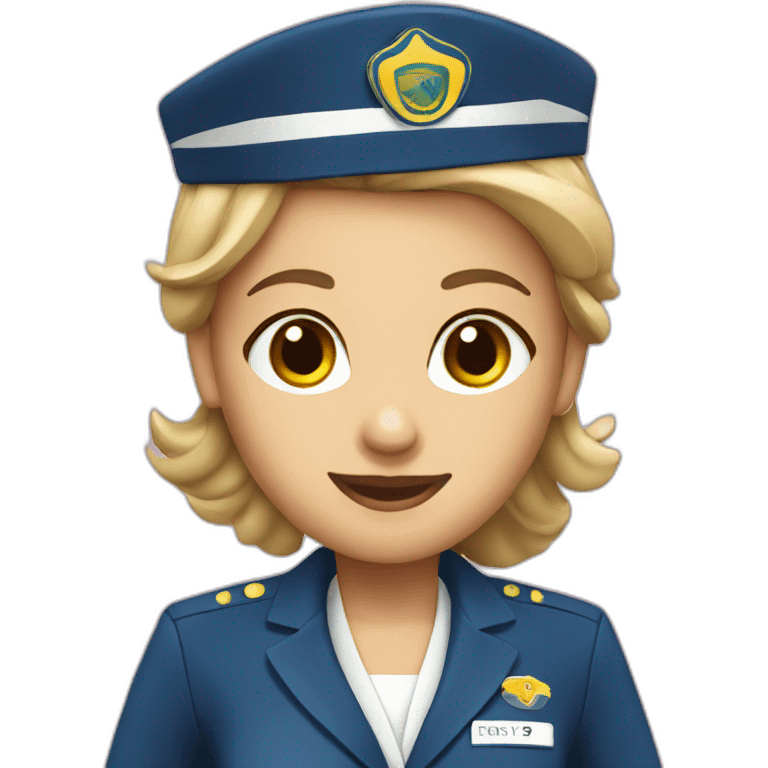 stewardess emoji