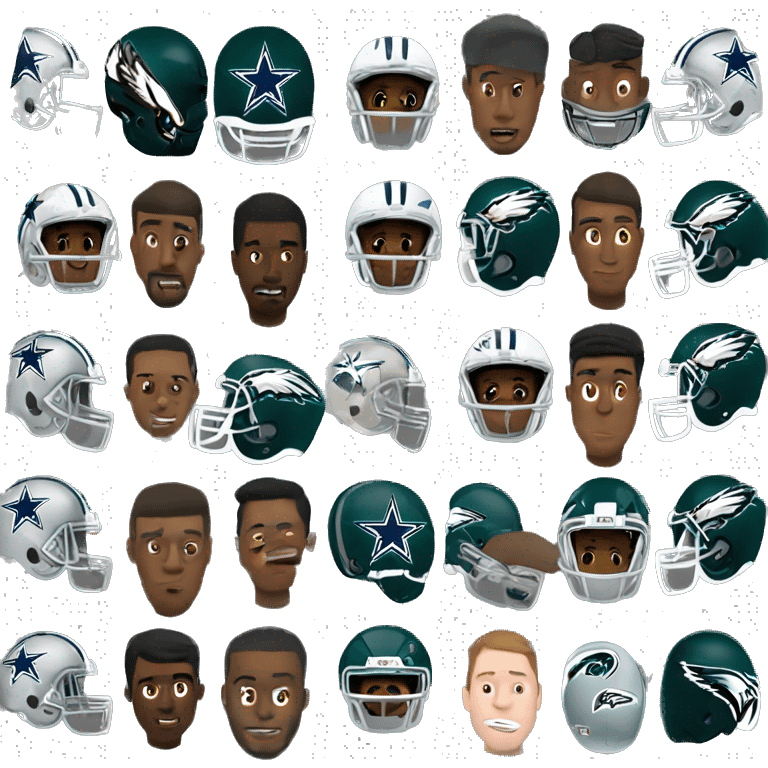 Dallas cowboys vs Philadelphia Eagles  emoji