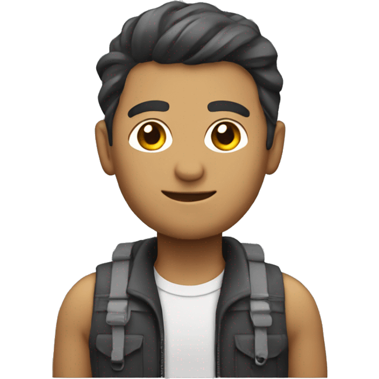 Create a male avatar with a programming theme emoji