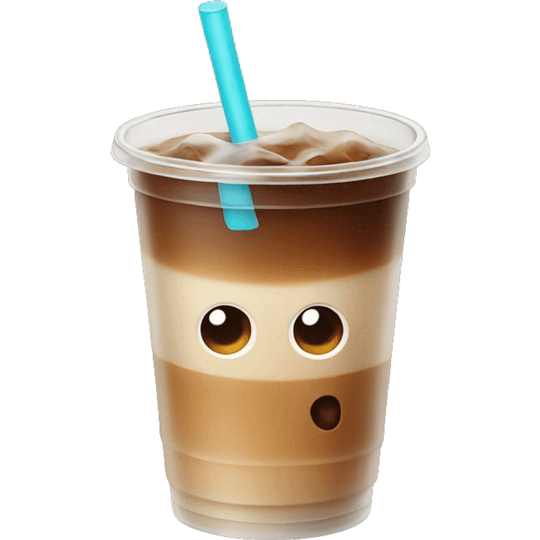 Iced coffee emoji