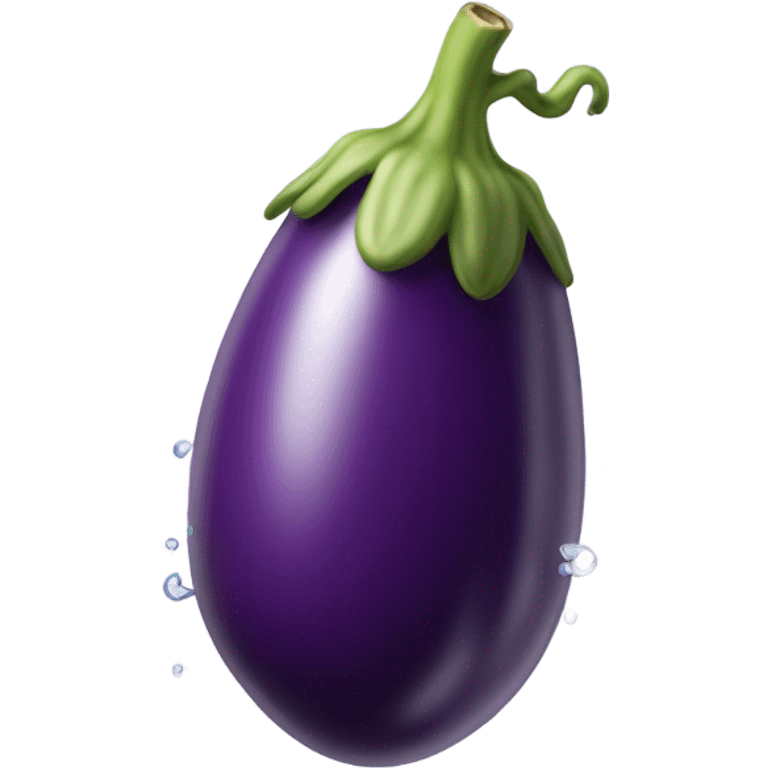 Eggplant water squirt  emoji