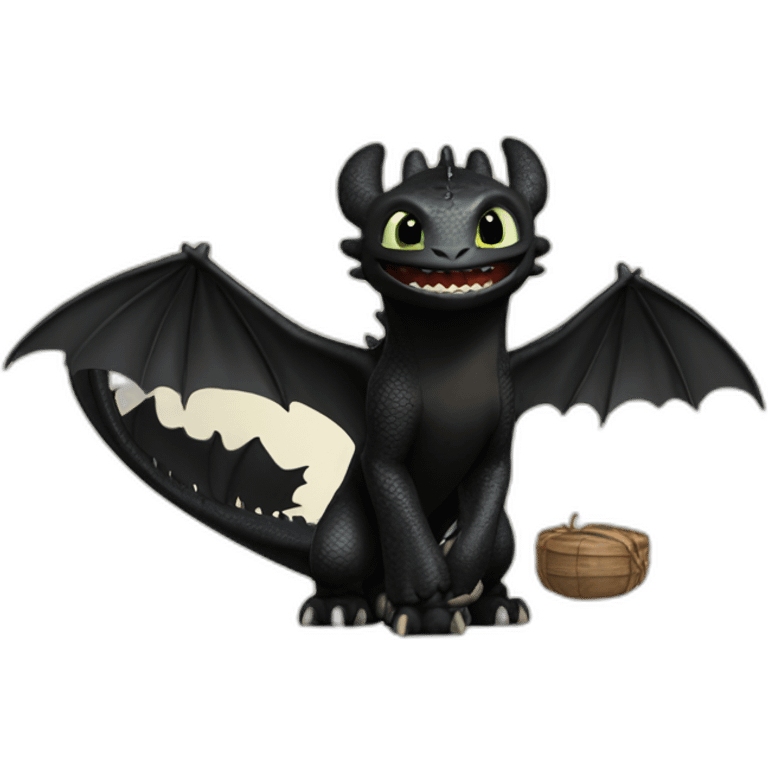 toothless from httyd emoji