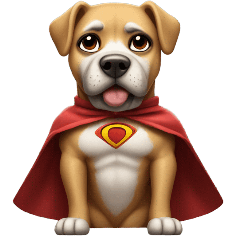 Super dog emoji