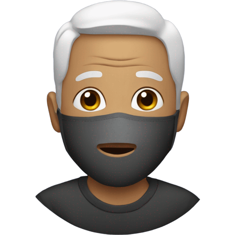 Father with mask emoji