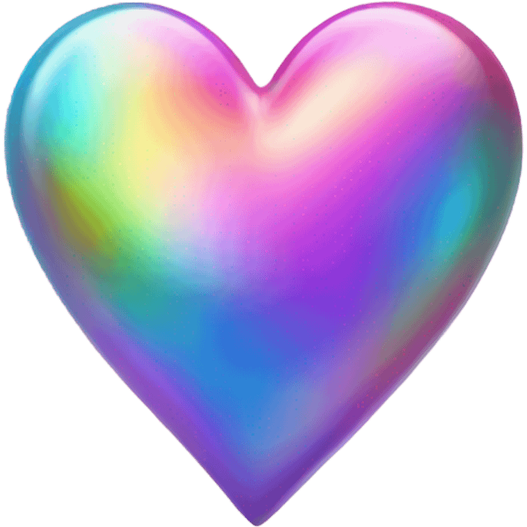 iridescent heart  emoji