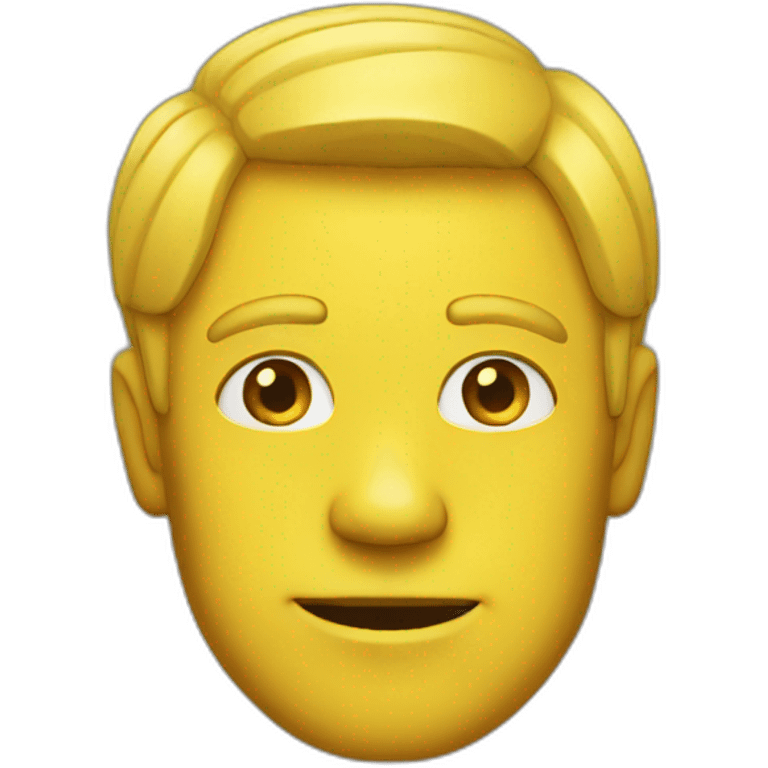 yellow man emoji