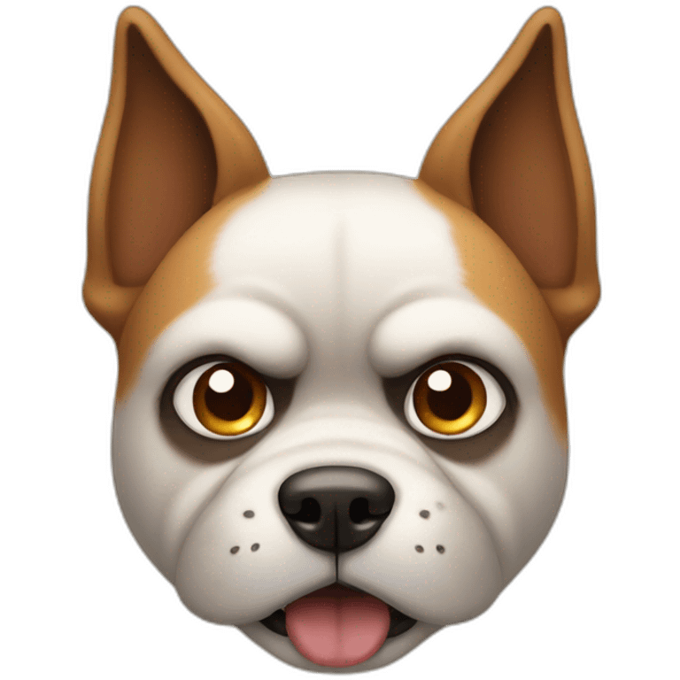 Angry dog emoji