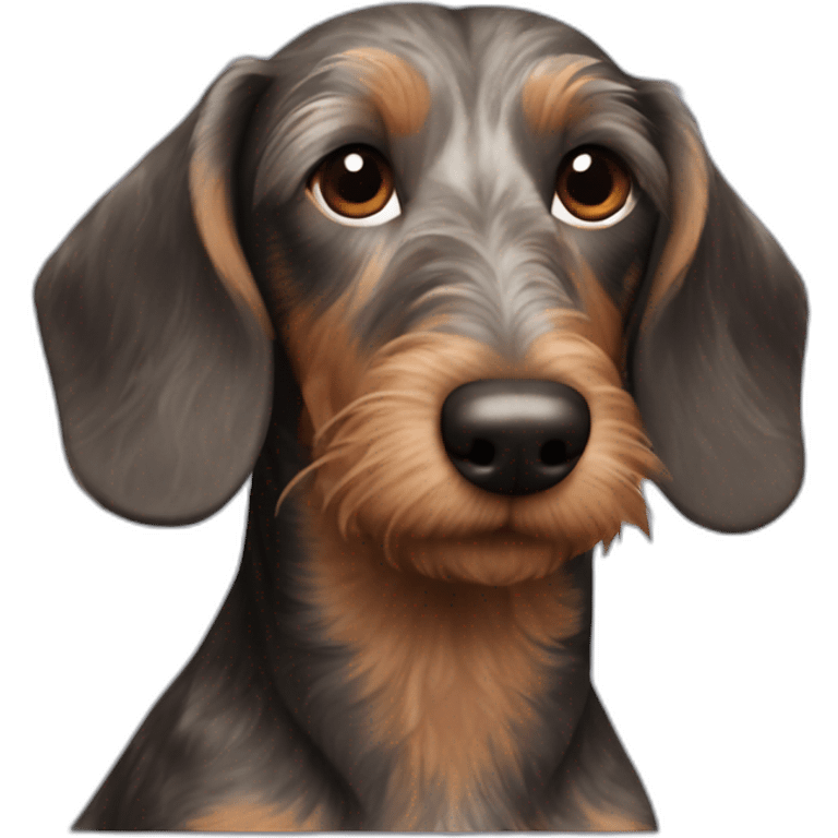 Dachshund wirehaired emoji