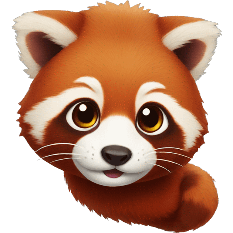 red panda cute  emoji