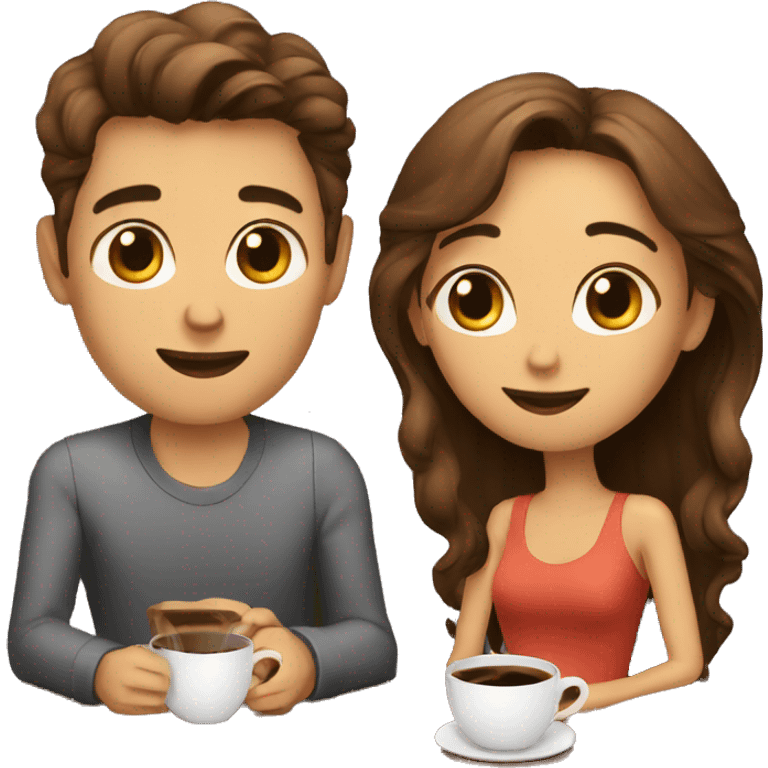 couple coffe date emoji