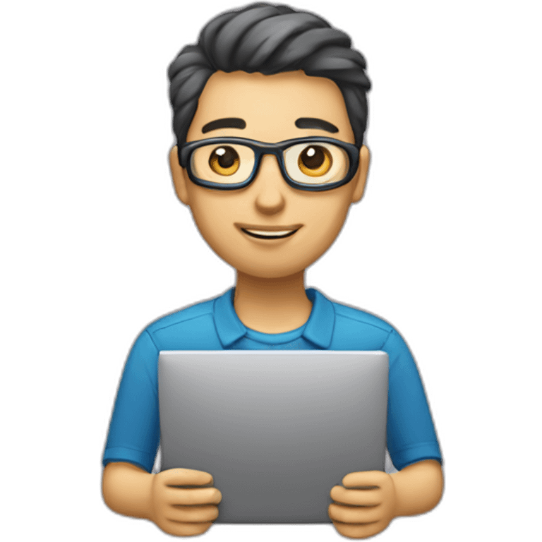 software developer with pc emoji