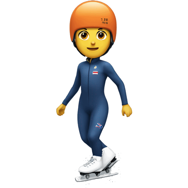 Speed skating emoji