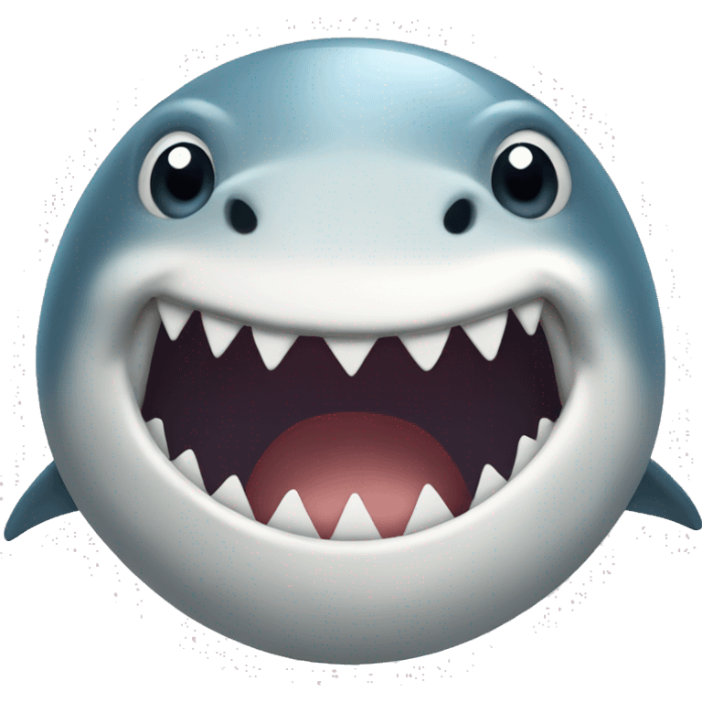 Funny shark. emoji