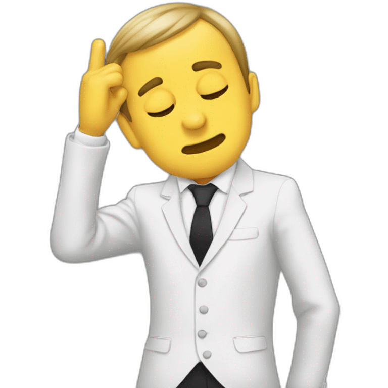 macron dab emoji