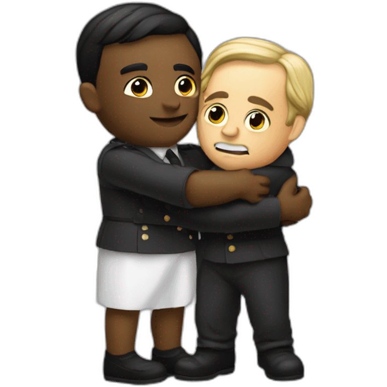 slave hugging german dictator emoji