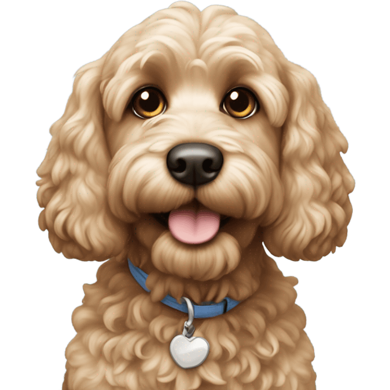 Cockapoo dog emoji