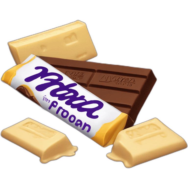 milka chocolate bar emoji