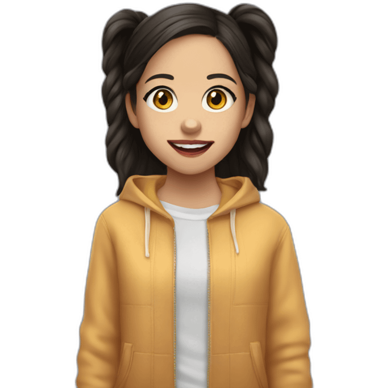 Jenna Ortega in scream emoji