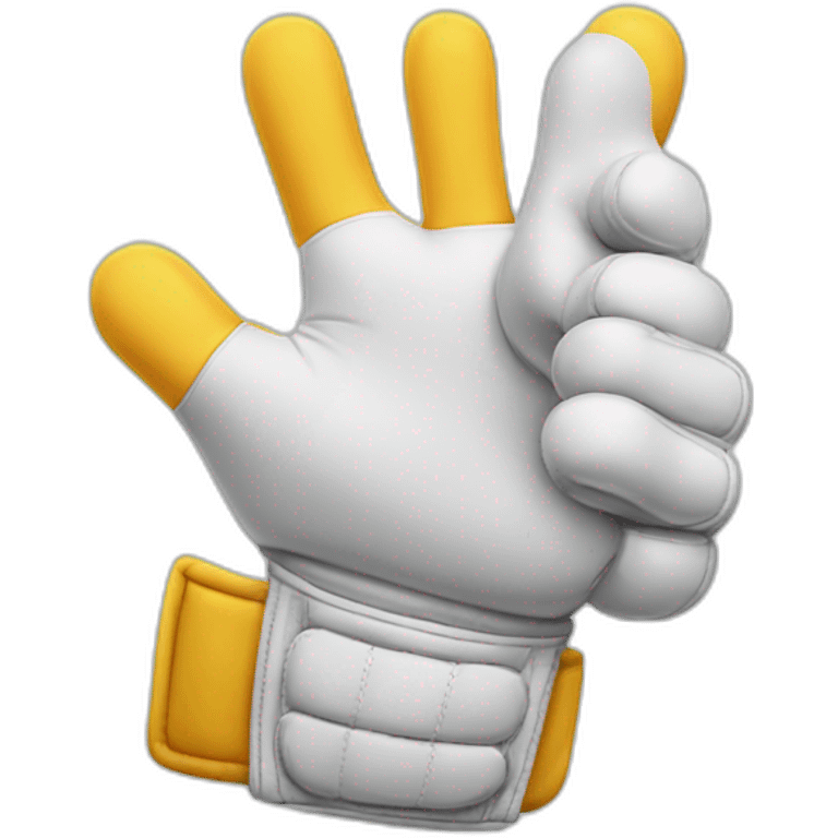 mickey mouse glove thumb up emoji