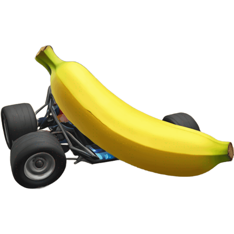 Banana peel on a Mario kart track  emoji