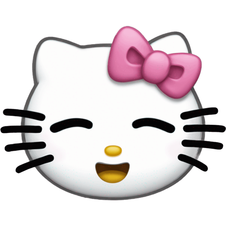 Hello kitty crying emoji  emoji