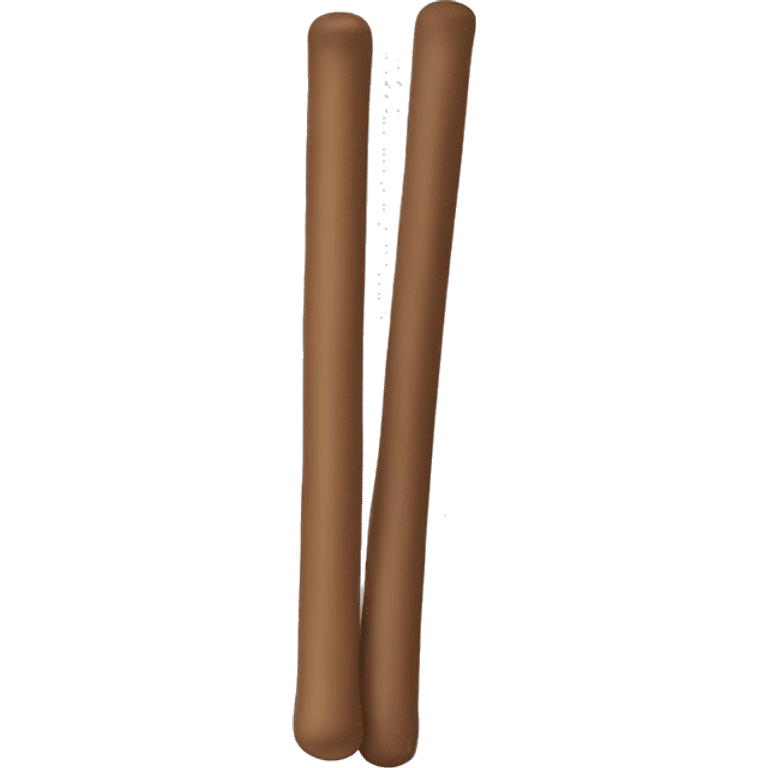 A brown stick emoji