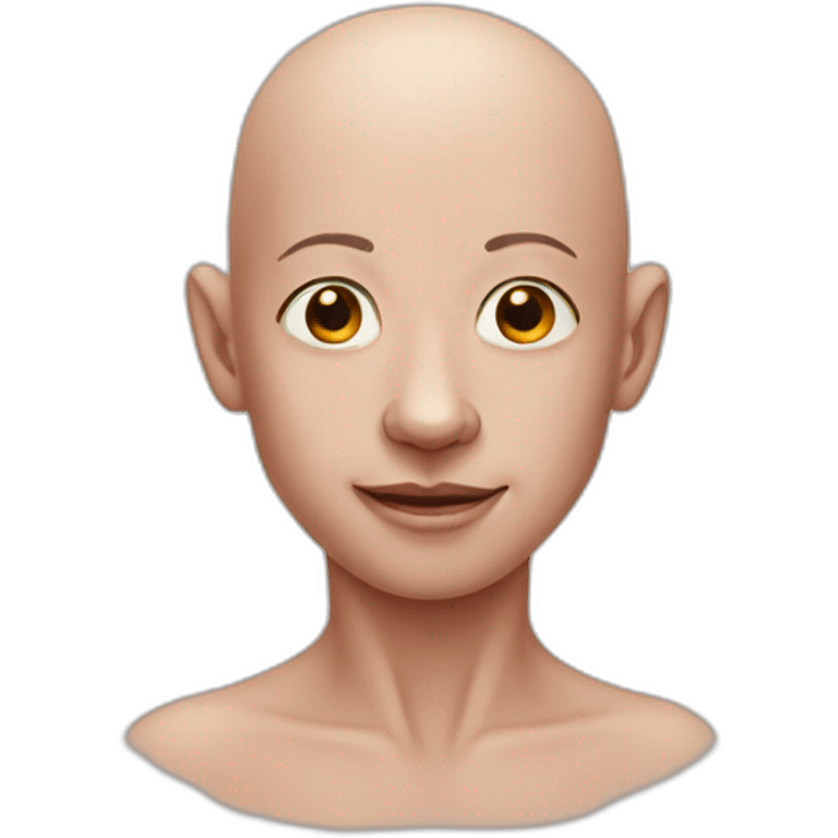 Hairless emoji