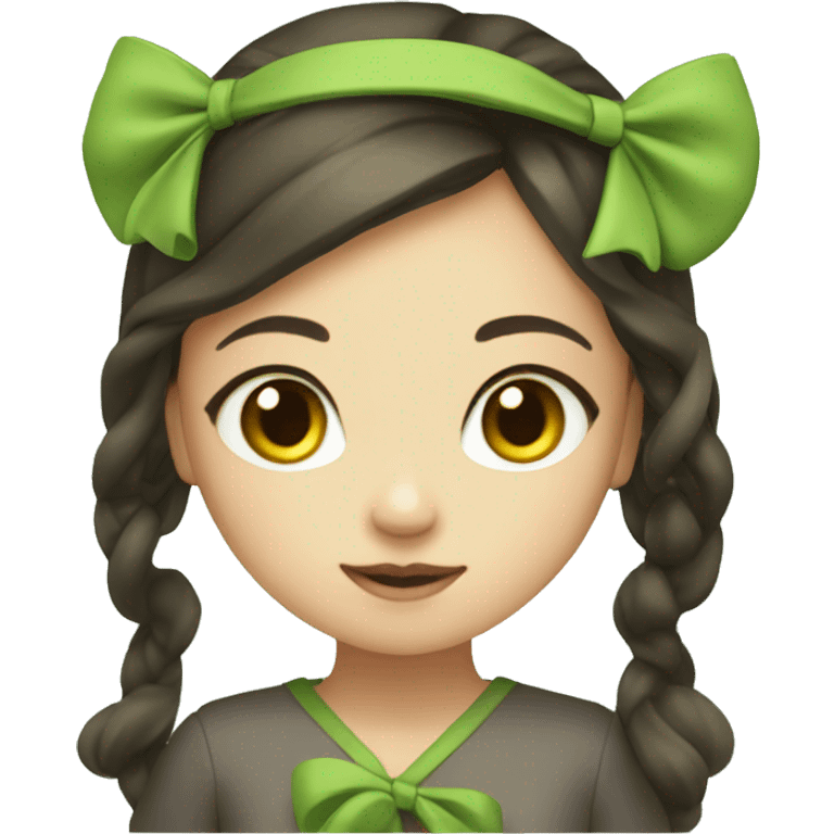 girl matcha bow emoji