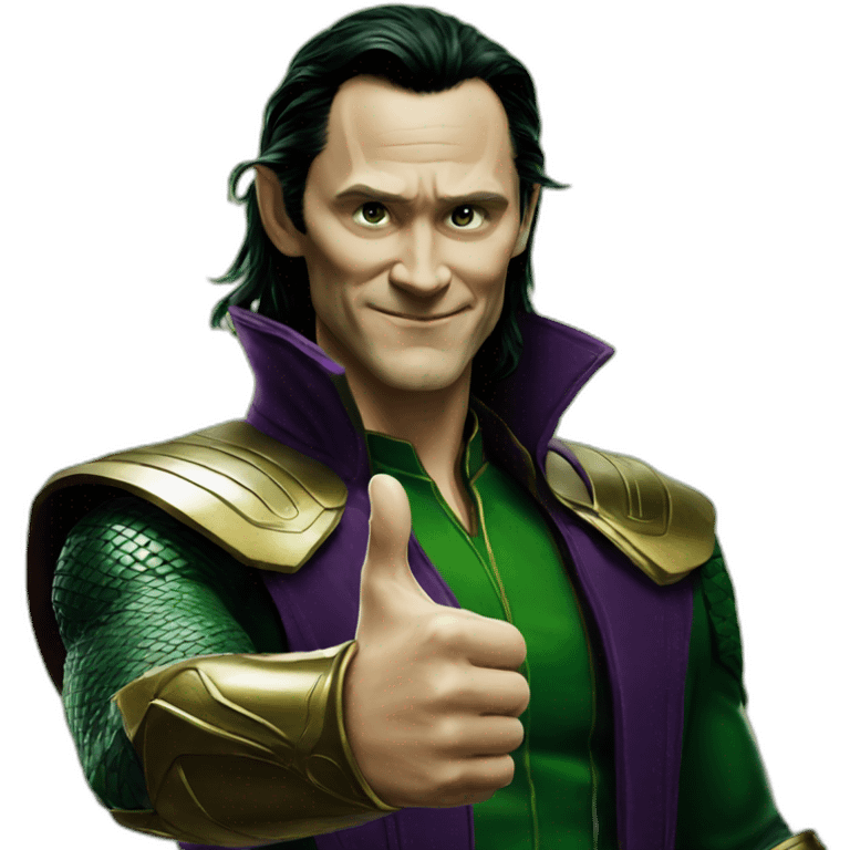 Marvel loki thumbs up emoji