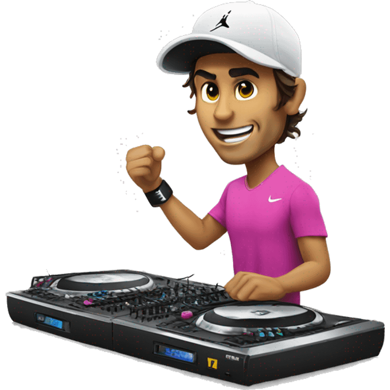 rafael nadal djing emoji