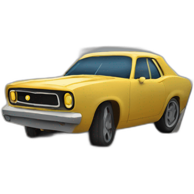 coding a cars game in a macbook emoji