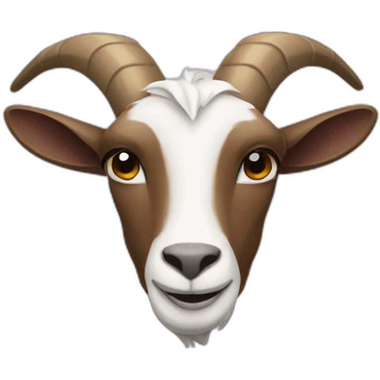 The football goat emoji